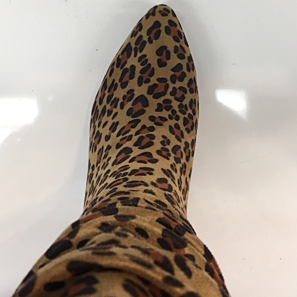 1 left! Nature Breeze Leopard Slouch Heel BOOT - Picture 7 of 7
